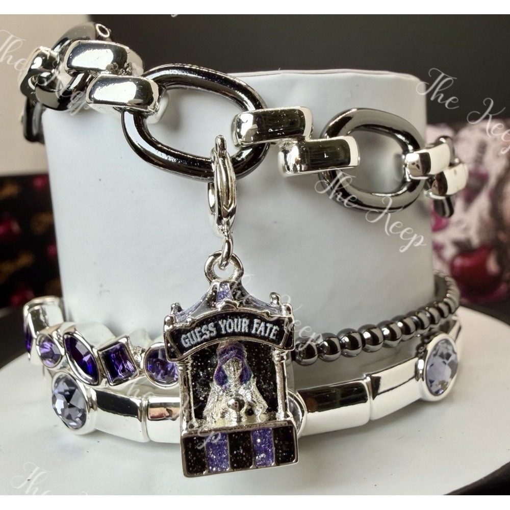 Bomb Party Halloween 2024 Stack ST93158 Cryptic County Fair Bracelet Silver